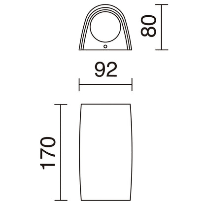 Dopo Estel GU10 LED přisazené svítidlo černé