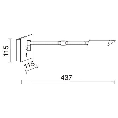 Exo Julia LED nástěnné svítidlo