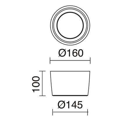 Dopo Mist GX53 přisazené svítidlo černé