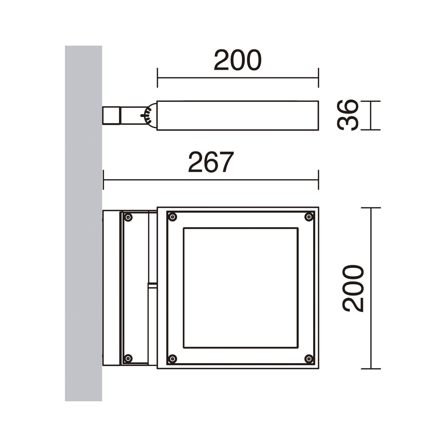 Cristher Tina A LED bodové svítidlo
