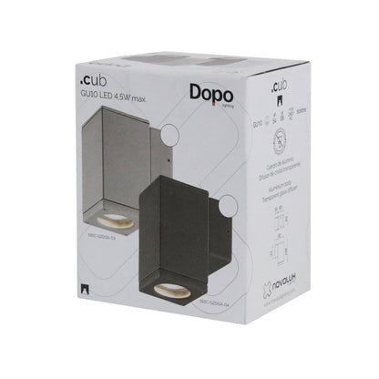 Dopo Cub down GU10 přisazené svítidlo šedé