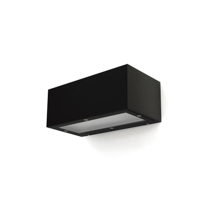 Dopo Isora up/down rectangle LED přisazené svítidlo černé