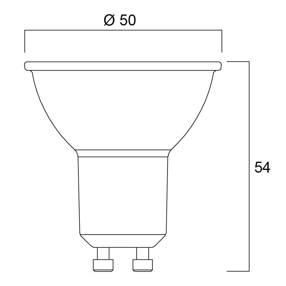 LED žárovka Sylvania Refled GU10 4000K 7W