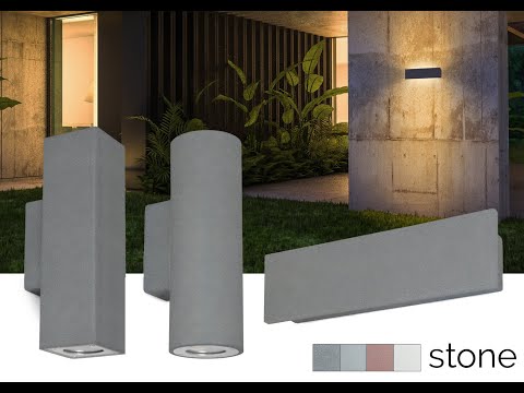 Cristher Stone wall LED přisazené svítidlo antracitové