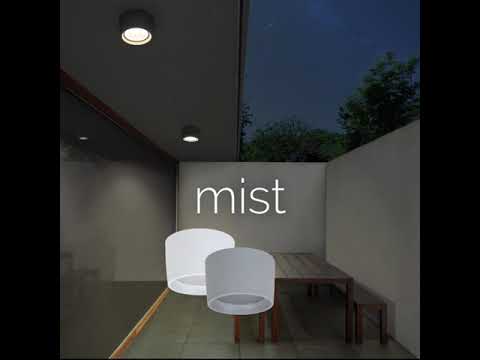 Dopo Mist GX53 přisazené svítidlo černé